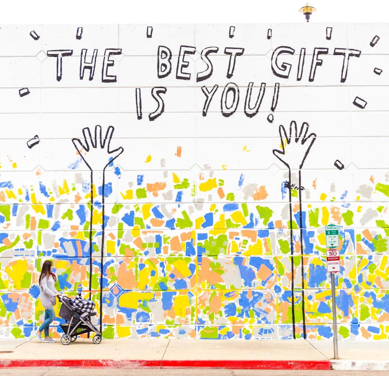 Wandbild „The Best Gift Is You“